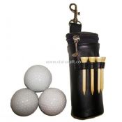 Golf Ball Pouch Set with Keychain