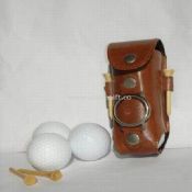 PU synthetic leather Golf ball pouch