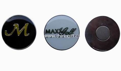 Magnetic golf ball marker