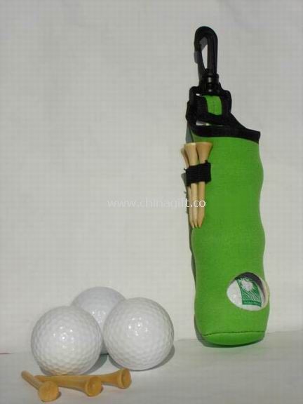 Neoprene golf pouch