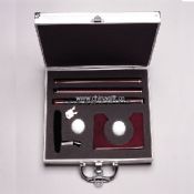 wooden PUTTER Aluminum gift box