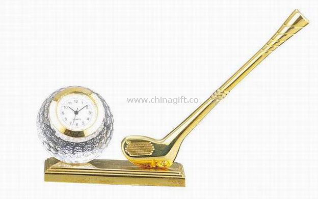 crystal Clock Golf ball base