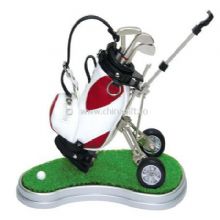 PU bag Golf Pen Holder with 3PCS metal golf ballpen China