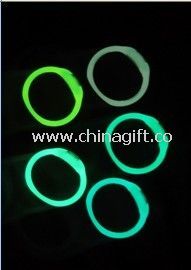 Glow in dark silicone sports watch