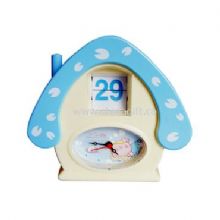 House shape Calendar Alarm Clock China