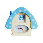 House shape Calendar Alarm Clock