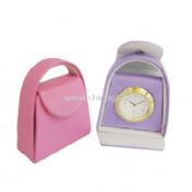 Leather Handbag shape Clock