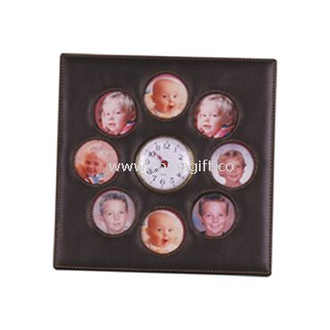 PU Photo Frame Clock