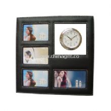 Leather photo clock China