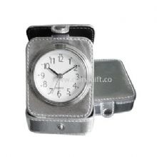 Leather Travel Clock with Alarm China