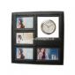 Leather photo clock small pictures