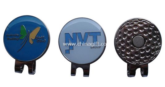 magnet Golf cap clip with ball marker