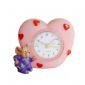 Soft heart shape Clock small pictures
