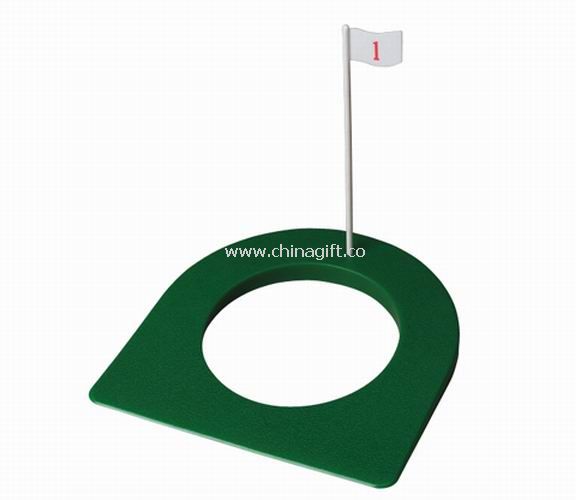 Golf Putting cup with flag