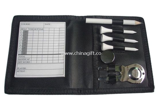 PVC leather Golf Score Card Holder