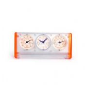 Desktop Alarm Clock with Thermometer and Hygrometer