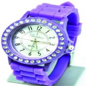 Silicone Diamond Watch