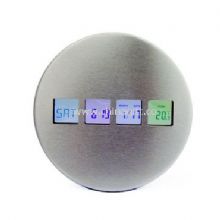 Stainless Steel LCD clock China
