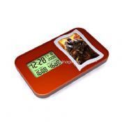 Slim LCD Clock with Photo Frame