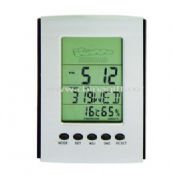 Digital clock with mock weather station Indoors thermometer