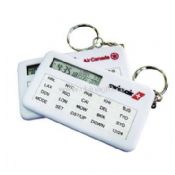 Key ring mini world time clock