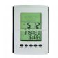 Digital clock with mock weather station Indoors thermometer small pictures