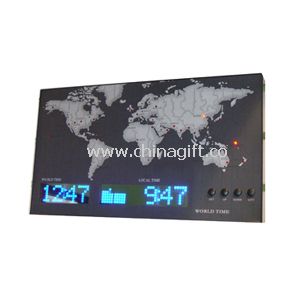 World time wall clock