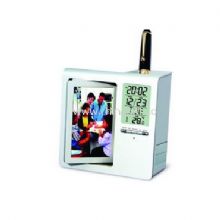LCD alarm clock with pen holder China