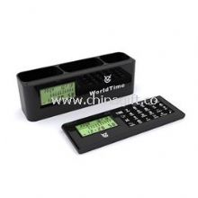 Pen holder calculator clock China