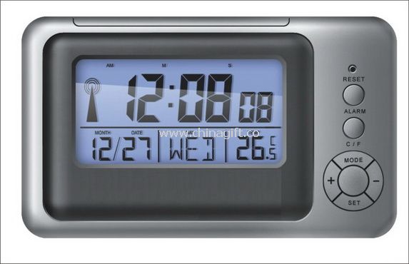 Radio controlled LCD Clock