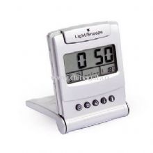 lcd travelling clock with alarm snooze temperature China