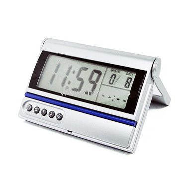 Folderable digital desk clock