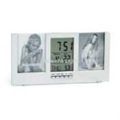 Indoor weather station with photo frame