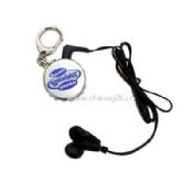 FM auto scan radio with keychain and earphone