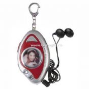 FM auto scan radio with keychain photo frame