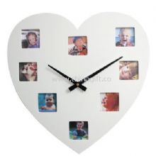 Heart Shape Photo Frame Wall Clock China