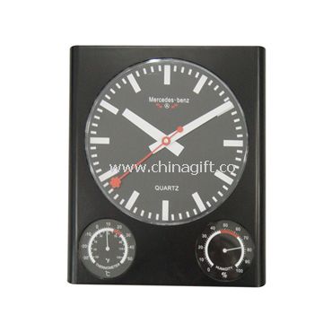 Hygrothermograph wall clock