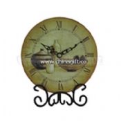 Wooden table clock