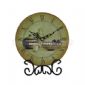 Wooden table clock small pictures