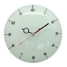 Glass wall clock China