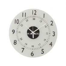 Glass wall clock China