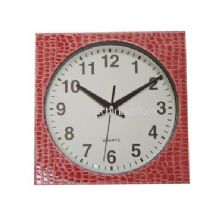 Leather wall clock China