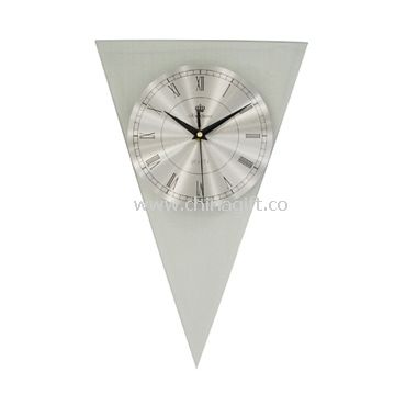 Glass wall clock