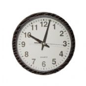 Leather clock
