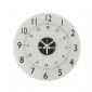 Glass wall clock small pictures