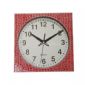 Leather wall clock small pictures