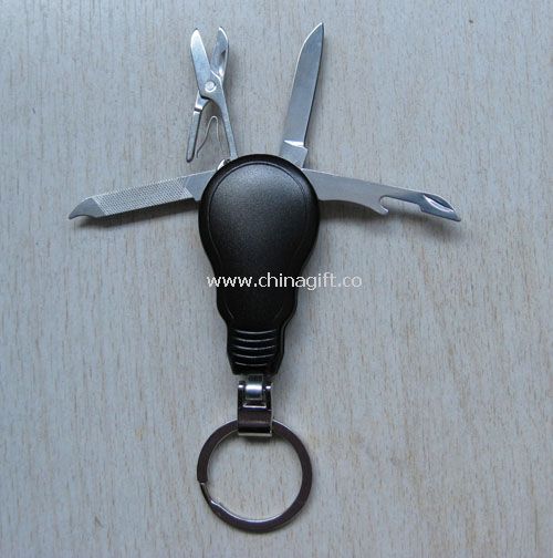 Hardware tool With key chain