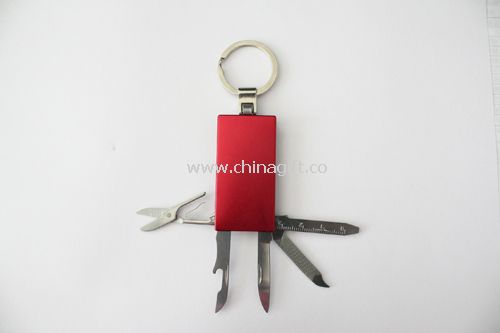 Mini tool with keychain