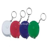 Round Cloth Tape Measure with Keychain small picture