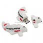 Soft PVC airplane USB Flash Drive small pictures